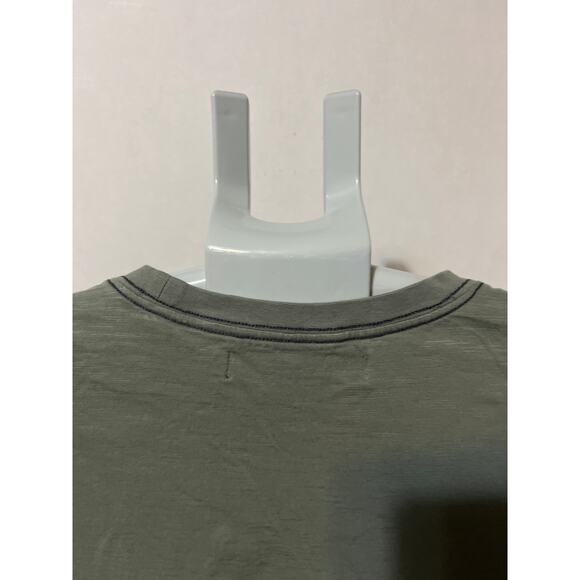 Calvin Klein Jeans Men’s Olive Green Crewneck T-Shirt Logo Tee Size L - Picture 6 of 8